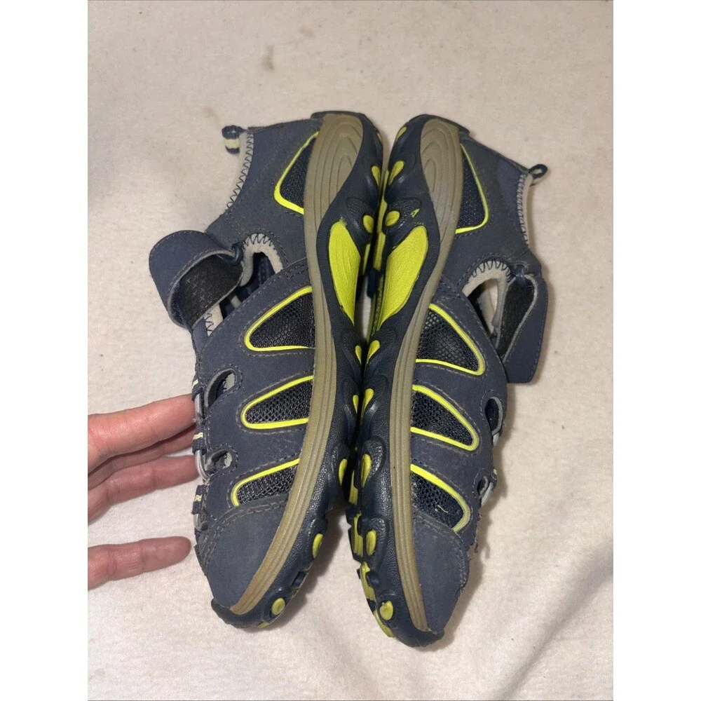 MERRELL Sandal Shoes Boys H2O Hiking Fishing Navy 3m Camping Hooknloop